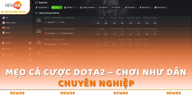 Mẹo cá cược DOTA2 – Chơi như dân chuyên nghiệp